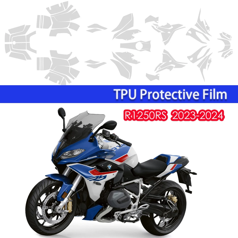 PPF TPU For BMW R1250RS 2024 Paint Protective Film Motor GLOSSY MATTE Transparent Protection Film BodyKIT STICKERS FIT R1250RS