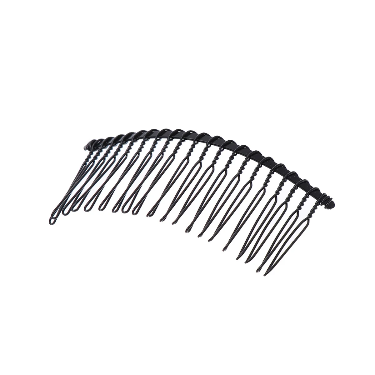 10 قطع من غطاء الرأس بمشط سلك حديدي بسيط وخفيف الوزن ومتين لإكسسوارات الشعر للمرأة والسيدات باللون الأسود مناسب للمنزل والحفلات #6