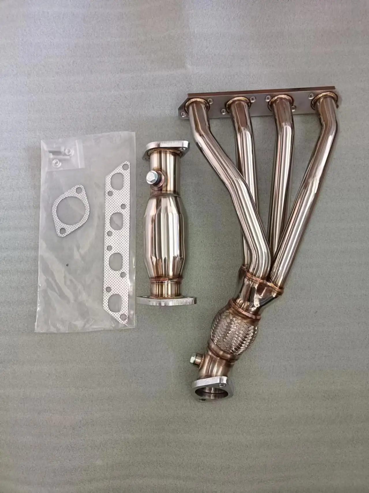 For Good Quality for Mini Cooper 02-06 R53 1.6L Base & S Stainless Race Manifold Header & Test Pipe