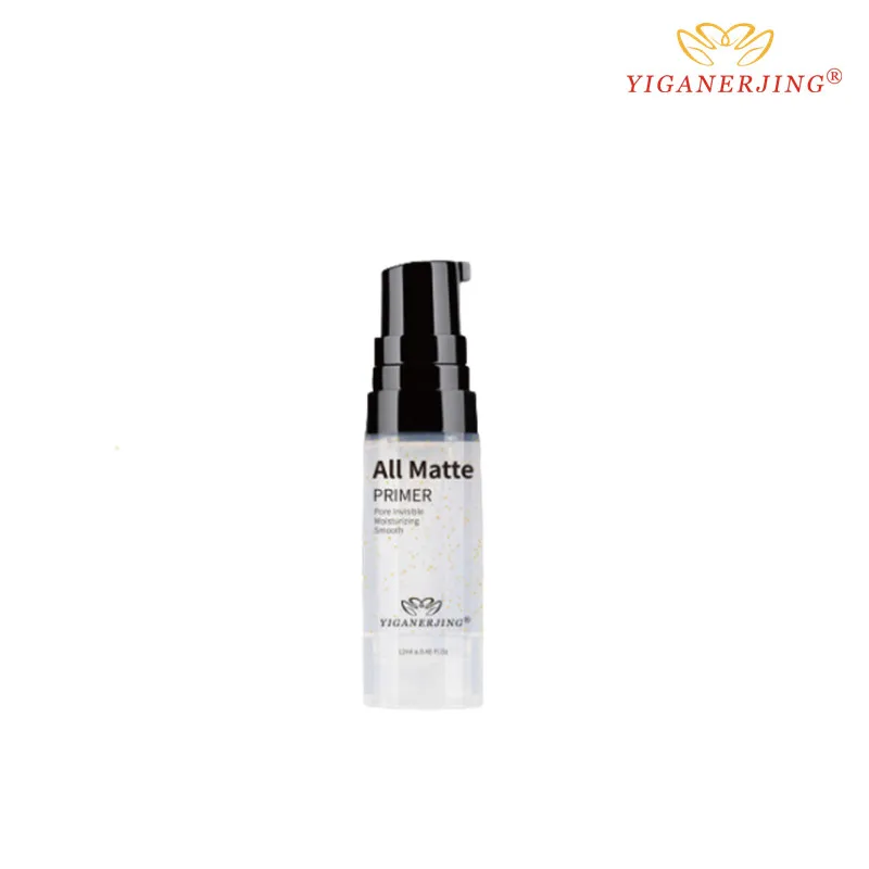 YIGANERJING-Apprêt de maquillage, feuille d'or isolante, contient du squalane, ingrédients hydratants, maintien du maquillage, 12ml, 3 pièces