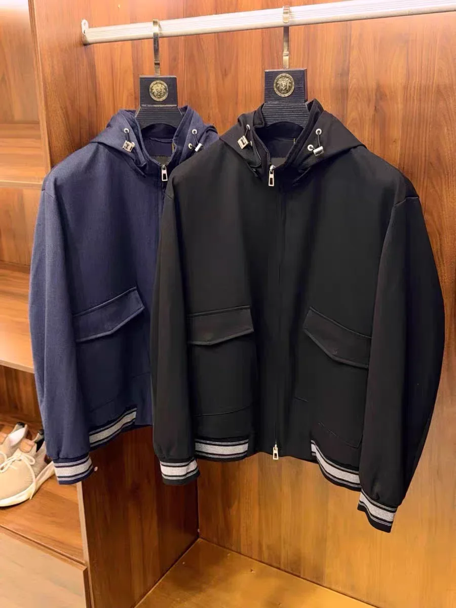 

Italian LP minimalist business casual hooded men's jacket