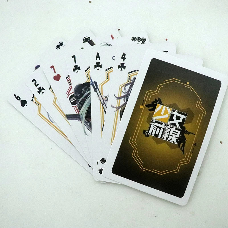 Anime Cartoon Girls Frontline Cosplay Board Game Cards Hardcover Poker Toy Gift With Box