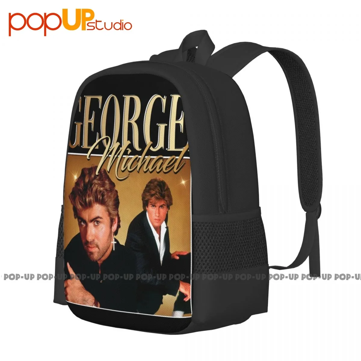 George Michael Backpack Large Capacity Gym Art Print Shopping Bag Clothes Backpacks