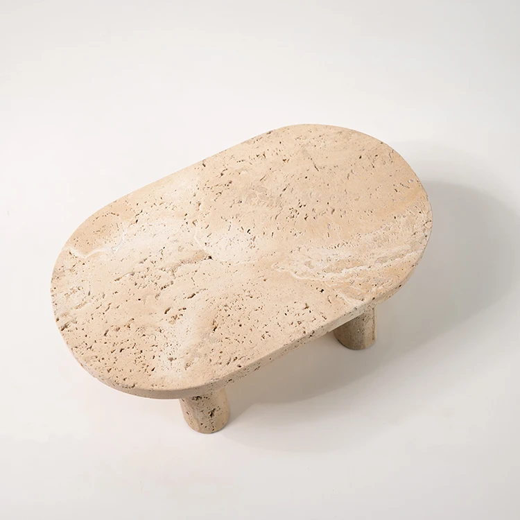 Modern Decoration Home Decoration Luxury Decoration Dried Fruit Tray Beige Marble Tray