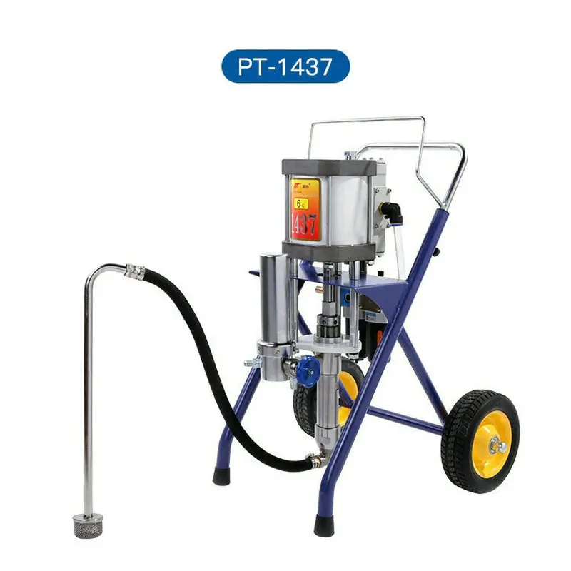 PT-1437 15L/Min Plunger Pneumatic Sprayer High Pressure Spray Gun Latex Paint Sprayer Auto Paint Spray Maintenance Cleaning