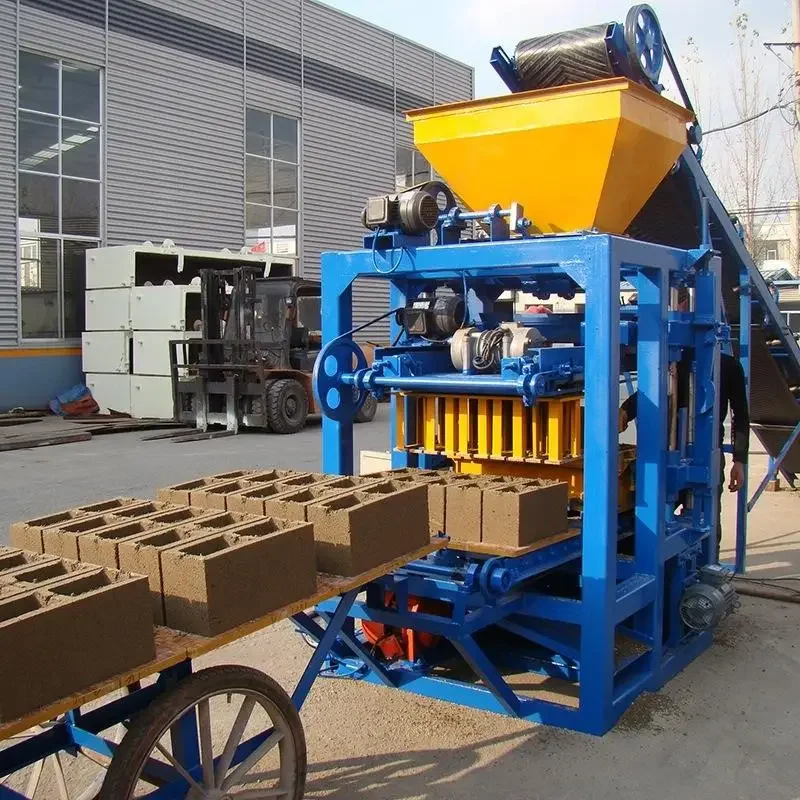 QT4-15 Automatic Hydraulic Block Moulding Machinery Concrete Hollow Brick Making Machine With Factory Price
