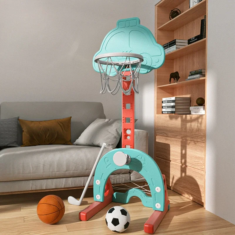 Children's Basketball Stand Adjustable Indoor Baby Toy Ball Boys' Home Shooting Frame Stand Exercise Body Develop Intelligence