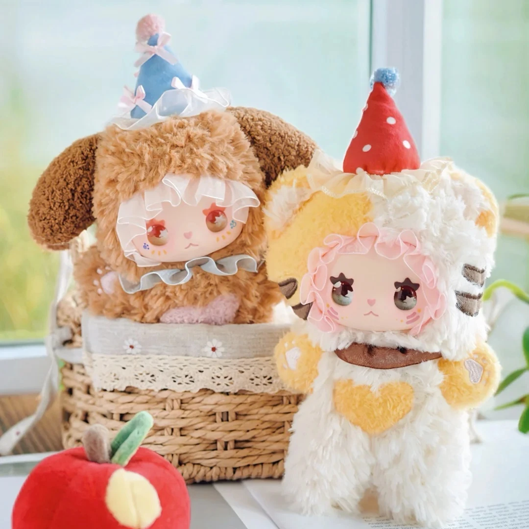 本物の素敵なエマフレーバーツイストシリーズビニールぬいぐるみブラインドボックスかわいい人形モデルペンダント装飾ミステリーボックスカスタマイズされたギフトおもちゃ