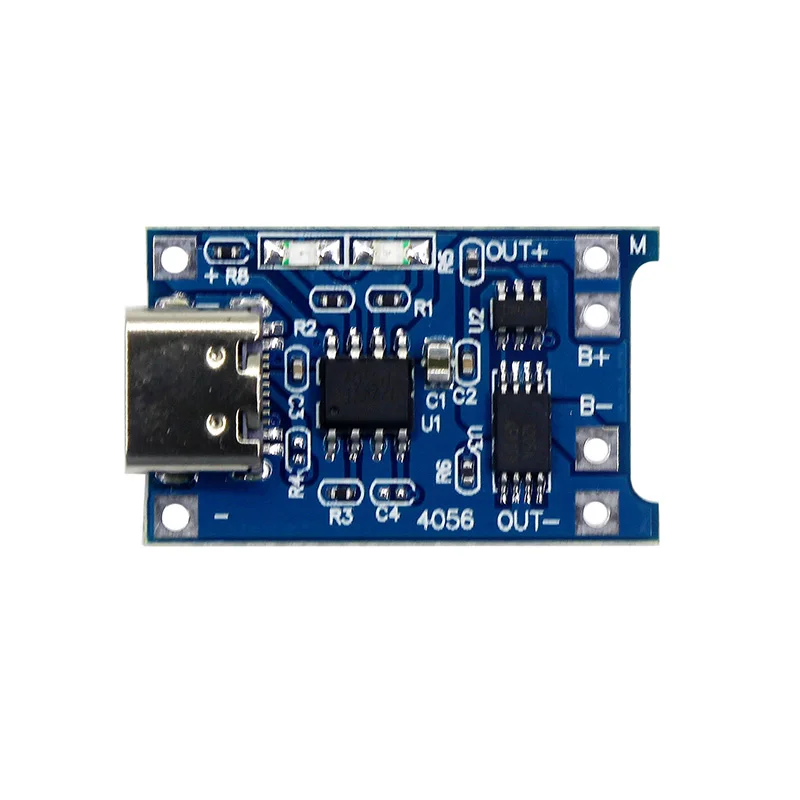 DIY Lithium-Batterie-Ladegerät-Modul Typ C Micro USB 5 V 1 A 18650 TP4056 Batterie-Ladeplatine mit Schutz Zwei-in-Eins – Detail 3