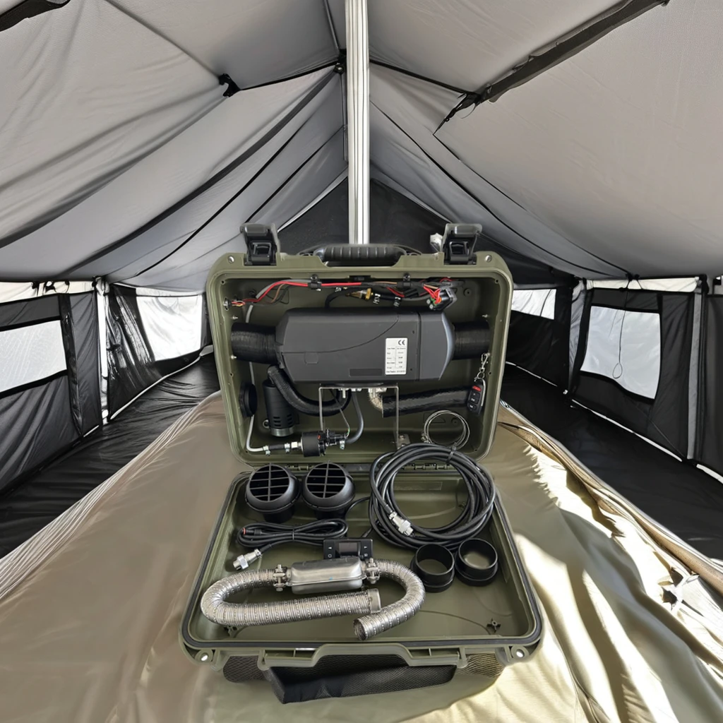 

Diesel Portable Air Heater 2kw 12V 24V All-in-one Machine For Bus Truck RV Boat Room Car