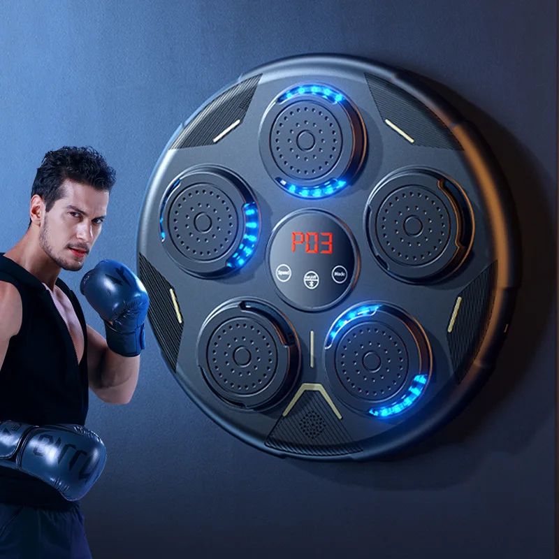 Intelligent Music Boxing Machine Electronic Boxing Wall Target Home Trainer Children's Fighting Machine Boxing Stand