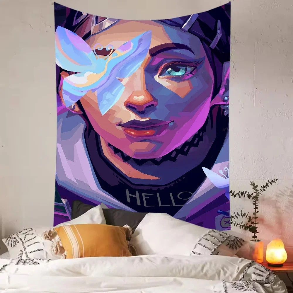 

Clove Valorant Game Tapestry Polyester Printed Gift Banner Home or Outdoor For Decoration Tapestry