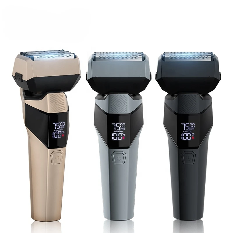 3D Floating 5 Blade Electric Shaver IPX7 Waterproof Travel Shaver 7500RPM Turbo Speed Upgraded Electric Razor