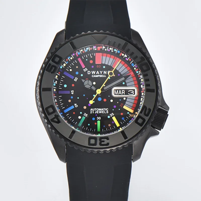 2025 new dual calendar watch personalized creative fashion waterproof luminous mechanical watch