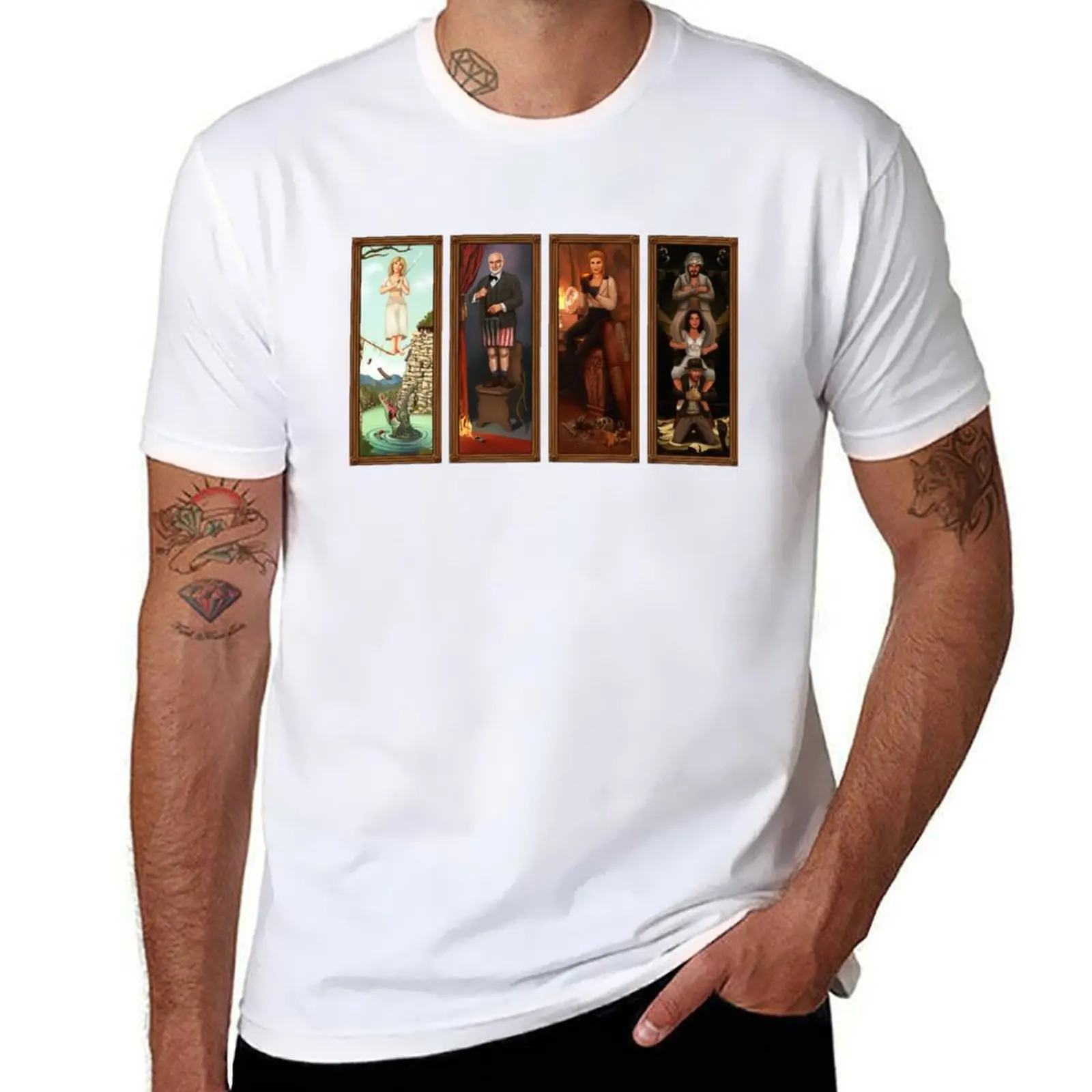 

Raiders of the Haunted Mansion T-Shirt graphic tee shirt kawaii clothes funny t shirts for men