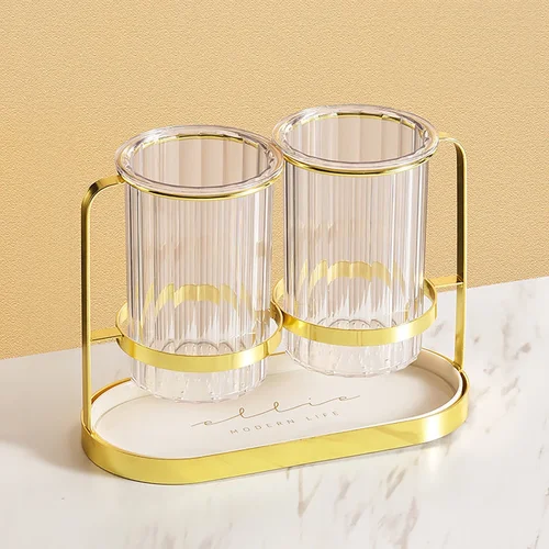 Imagen 2 del producto Cuchara escurrida de cocina Simple de lujo ligera, caja organizadora de palillos, cesta de palillos ABS para el hogar, almacenamiento de cocina