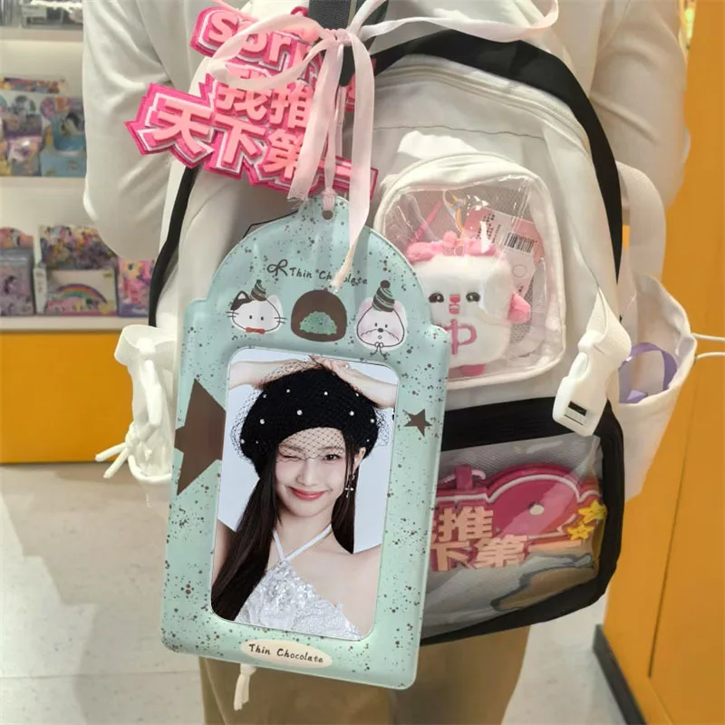 KPOP A5 Card Holder Card Holder Album Postcard Display Frame Aisu Photo Organizer Card Holder Card Holder Fan Collection Gift