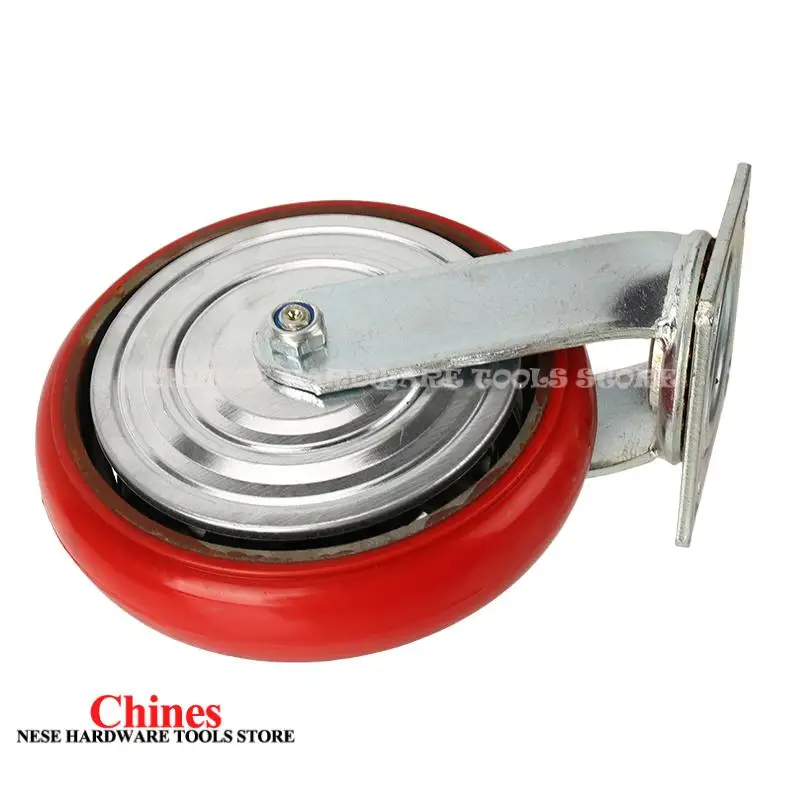 

8-Inch Iron Core Universal Wheel Thickened Anti-Rust Bracket Equipped Industrial-Grade Casters for HeavyDuty Equipment Mobility