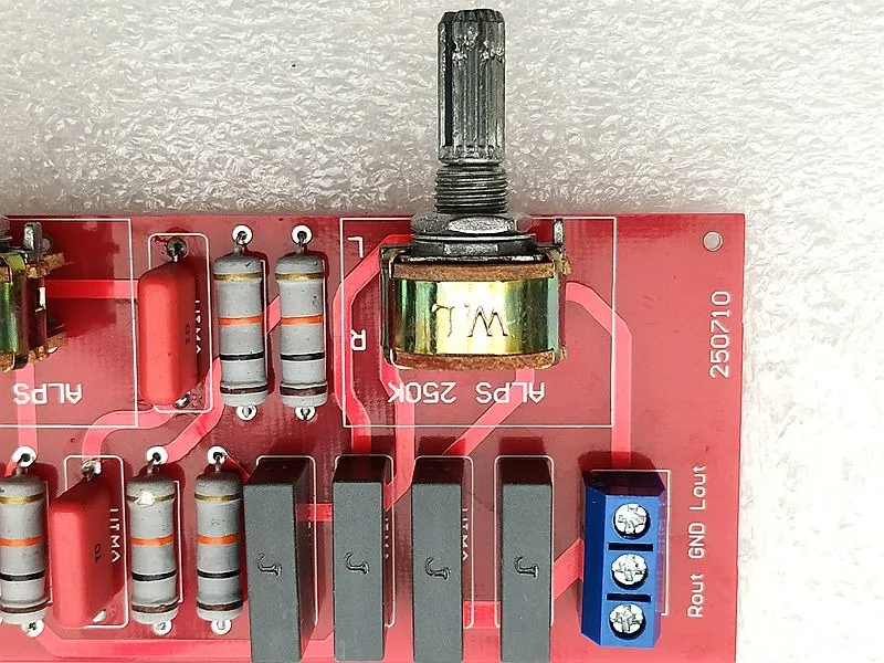 Fever Pre-stage Passive Attenuation Tone Board with High and Low Bass Passive Tone Control Circuit Hifi Finished Board