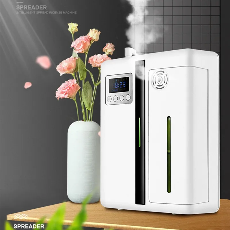 300m Dispenser Aromaterapi Hotel Komersial Dispenser Mall Otomatis Penyebar Aroma Minyak Esensial Pembersih Udara Aroma Rumah