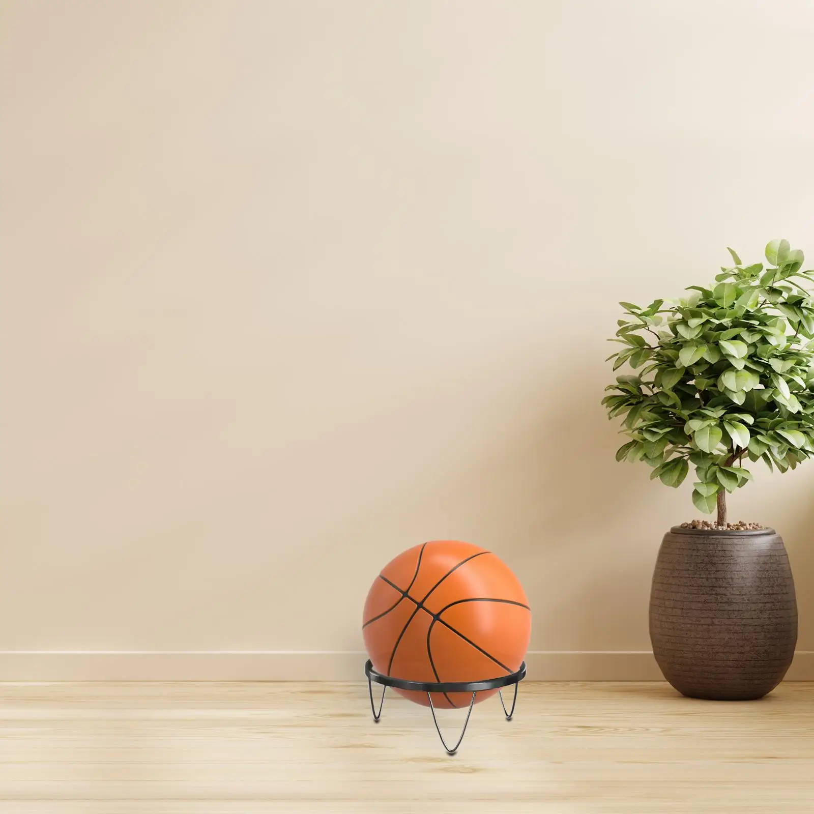 

Basketball Ball Storage Rack Vertical Save Space Strong Shelf Stand Ball Garage Organizer Ball Storage Holder for Indoor Garage