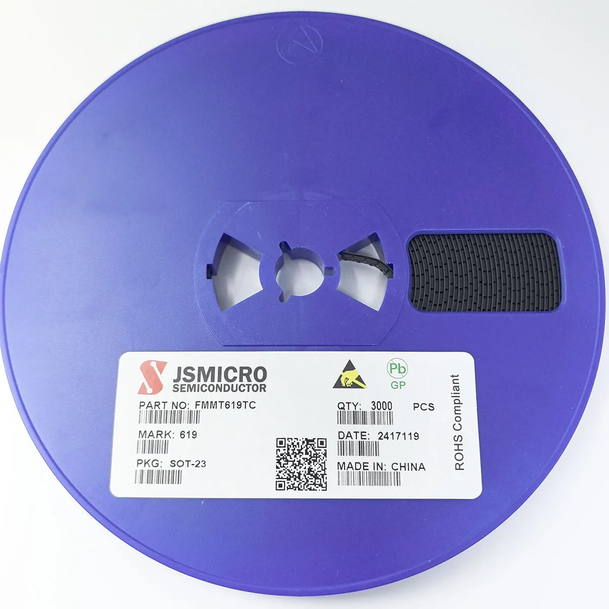

FMMT619 FMMT619TC 619 SOT-23 2A 50V NPN SILICON LOW SATURATION TRANSISTOR FOR MOTOR CONTROL