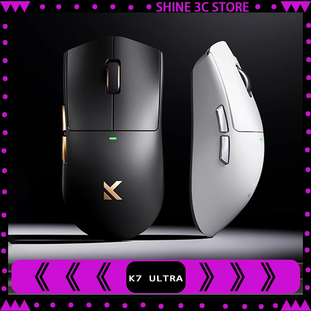 

MCHOSE K7 Ultra Mouse Paw3950 Tri Mode Wireless Mouse Lightweight 500mAh 8000Hz Gaming Mice PC Accessories For FPS Gamer