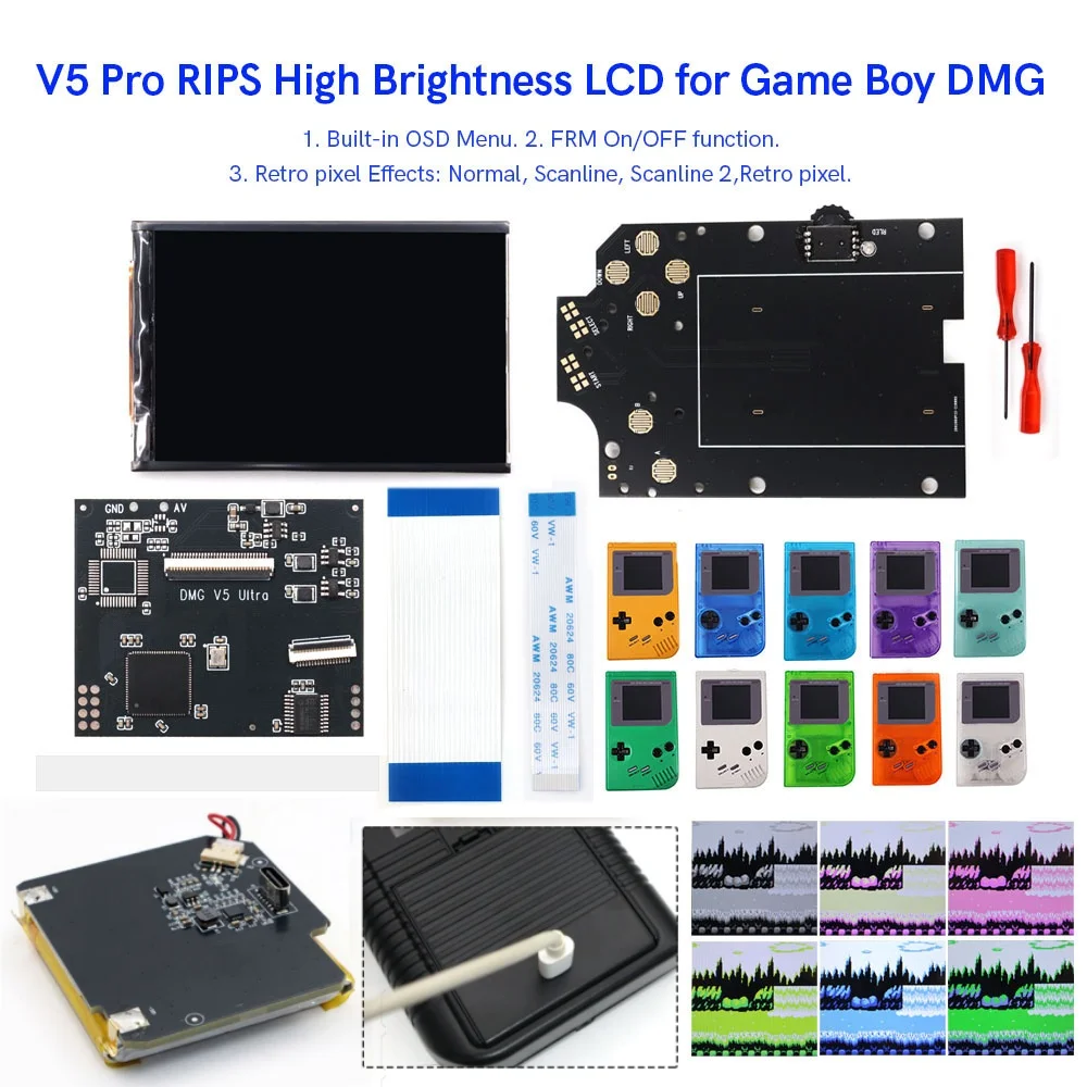 rechargeable-36-colors-mode-rips-screen-for-gb-dmg-v5-pro-highlight-backlight-ips-lcd-screen-kits-replacement-part-for-gbo-dmg