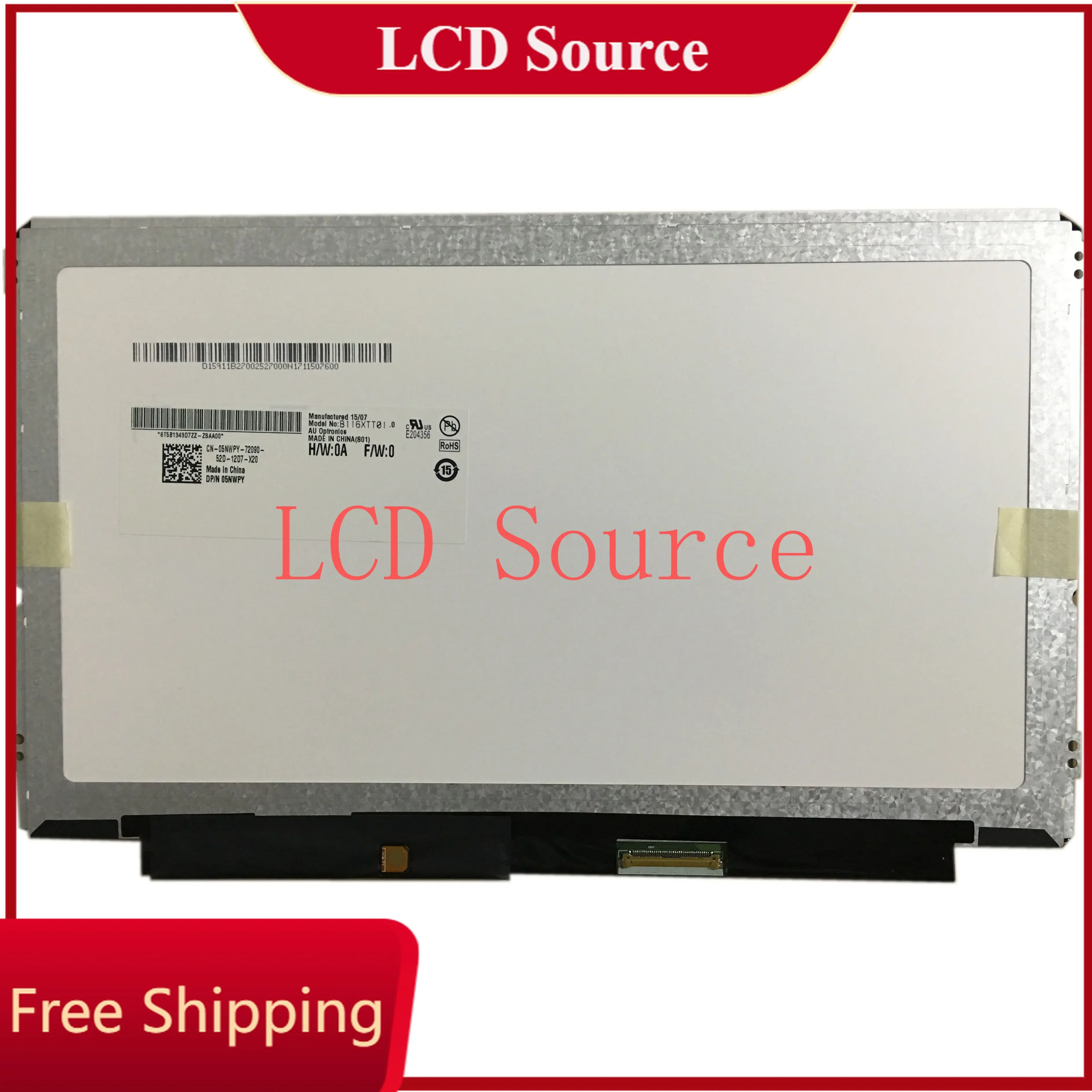 B116XTT01.0 B116XTT01 do DELL + Digitizer z ekranem dotykowym LCD