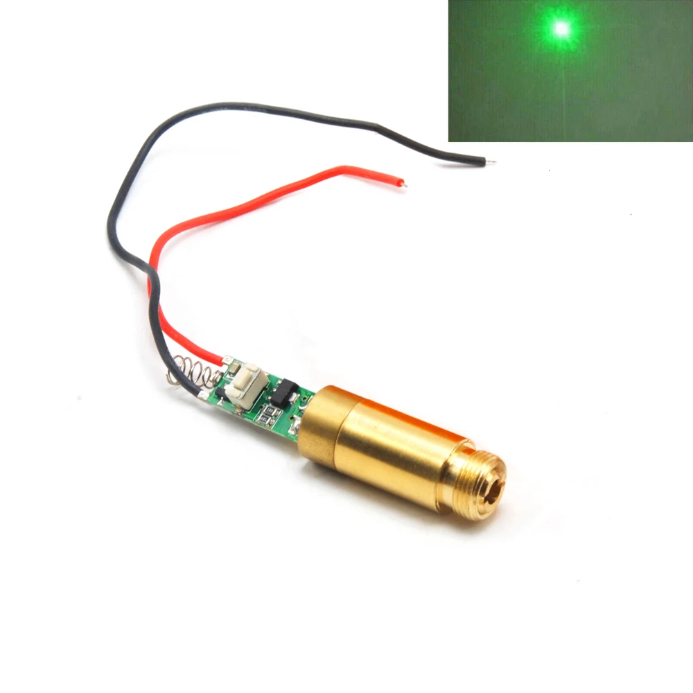 532nm 20mW 30mW 50mW Green Dot Laser Diode Module Stable Output for Industrial DIY Projects DC5V
