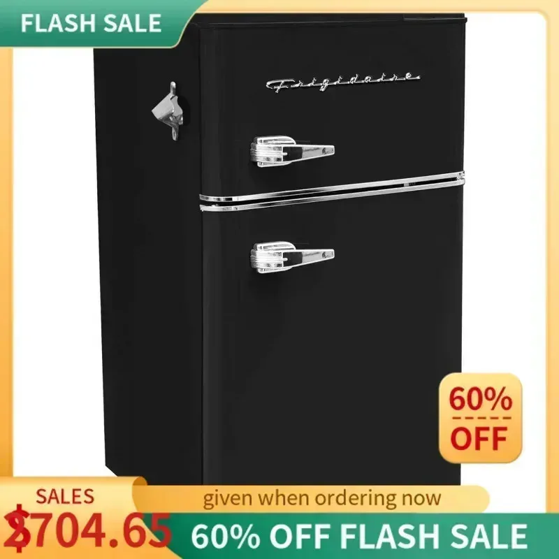 PMD4-Frigidaire EFR840-BLACK-COM ثلاجة مدمجة، 3.1، أسود،