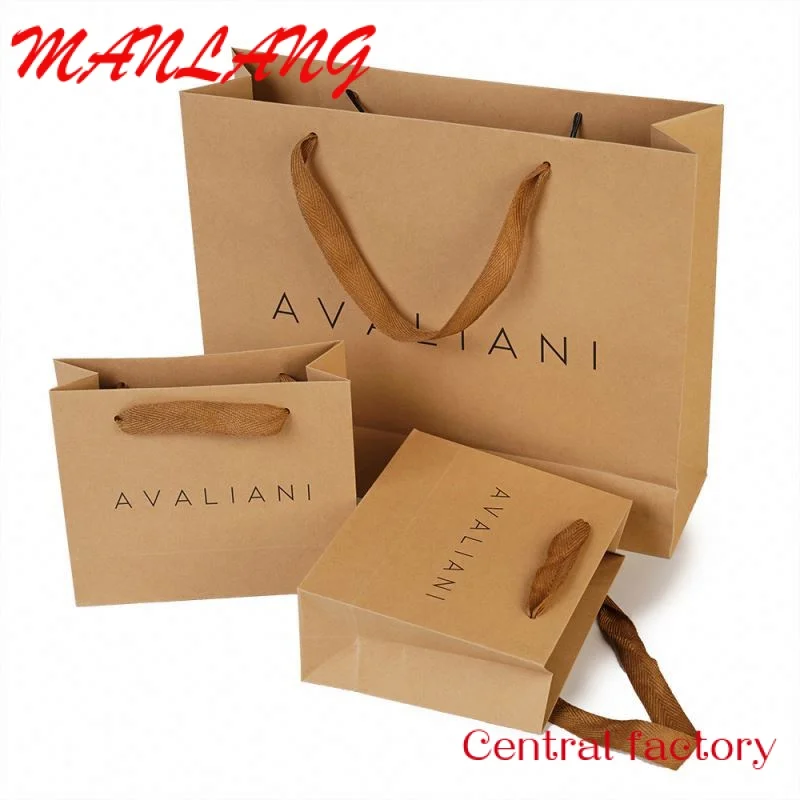 Custom  Lower Price Sac De Courrier Kraft Papieren Zak 1000 Pc Bakkerij Strong Paper Bag With Your Own Logo