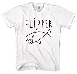 Flipper Worn By Kurt Cobain Unisex T-shirts for Man Woman Short Summer Tees Casual Cotton Luxury brand Fashion Couple's Cloths