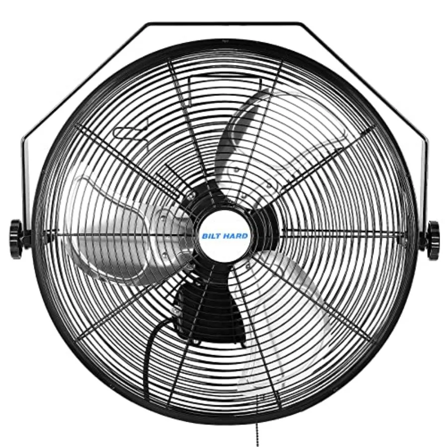 5400 CFM 20 in. Outdoor Wall Mount Fan, 3-Speed Waterproof Wall Fan Industrial Grade High Velocity Outdoor Fans for Patio, Comm