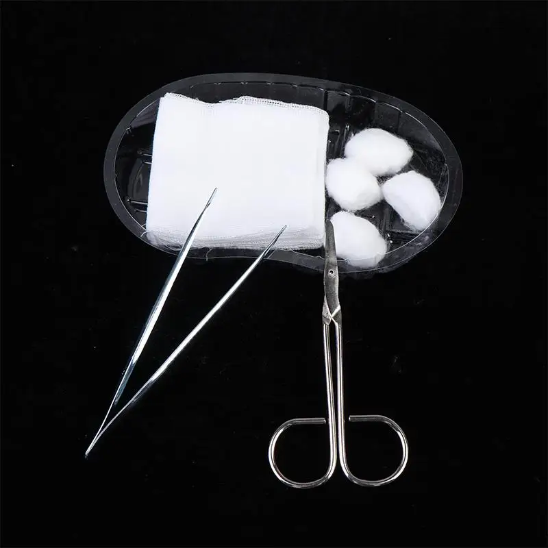 1 Set Debridement-Naht-Desinfektions-Wundpflege-Werkzeugset NEU Steriles Einweg-Verband-Ersatzwerkzeugset – Detail 8