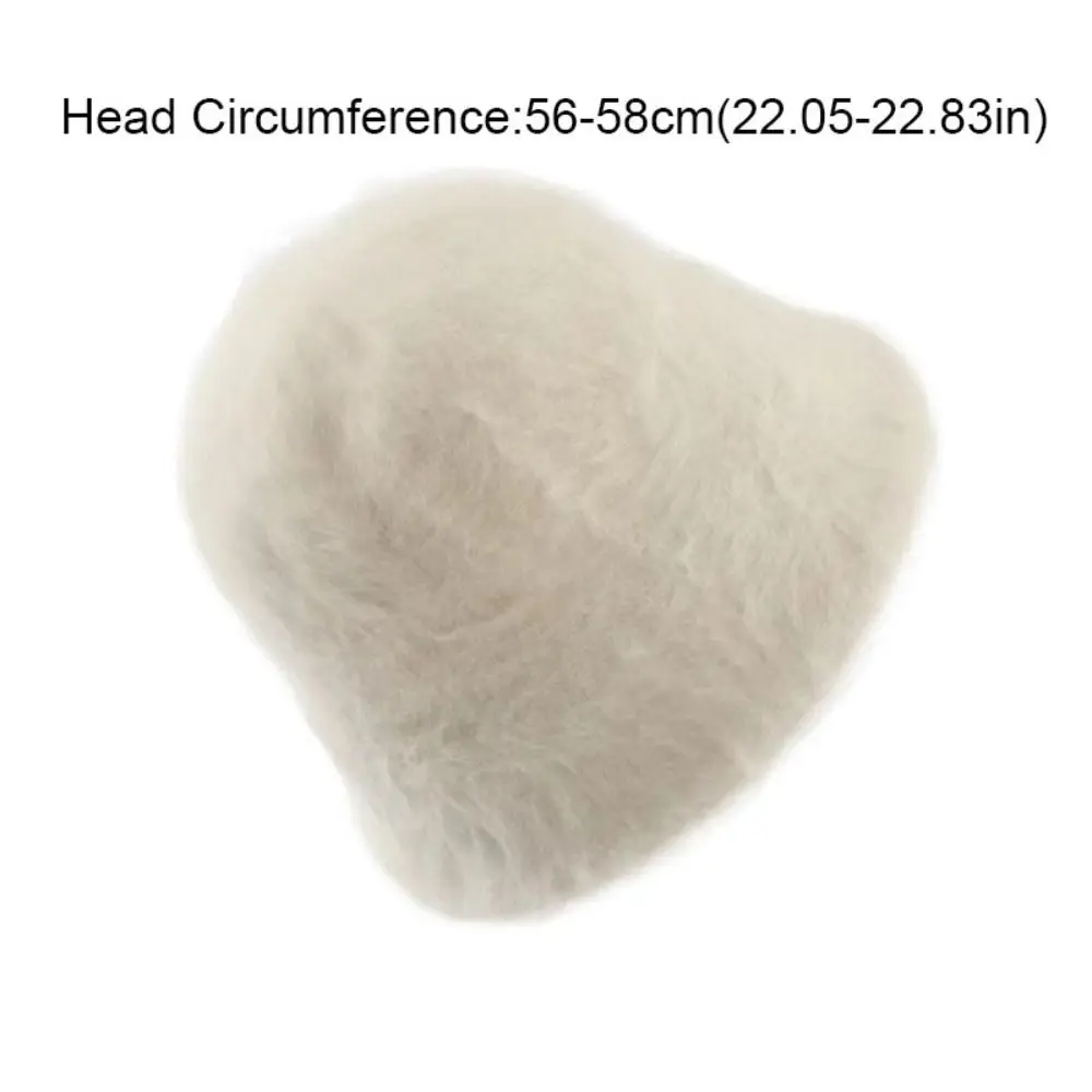 مزاجه محبوك غطاء دلو دافئ بلون الشتاء صياد قبعة يندبروف مكافحة البرد قبعة بحافة الخريف زي حلية #6