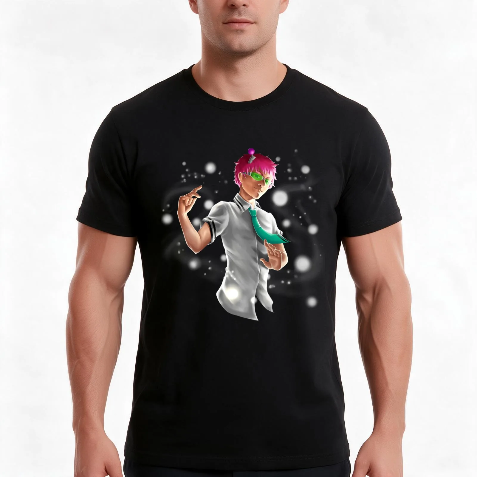 Saiki Kusuo Kusuo Saiki Saiki no kusuo psi nan the disastrous life of saiki k k T-Shirt Summer Casual Cotton Tee