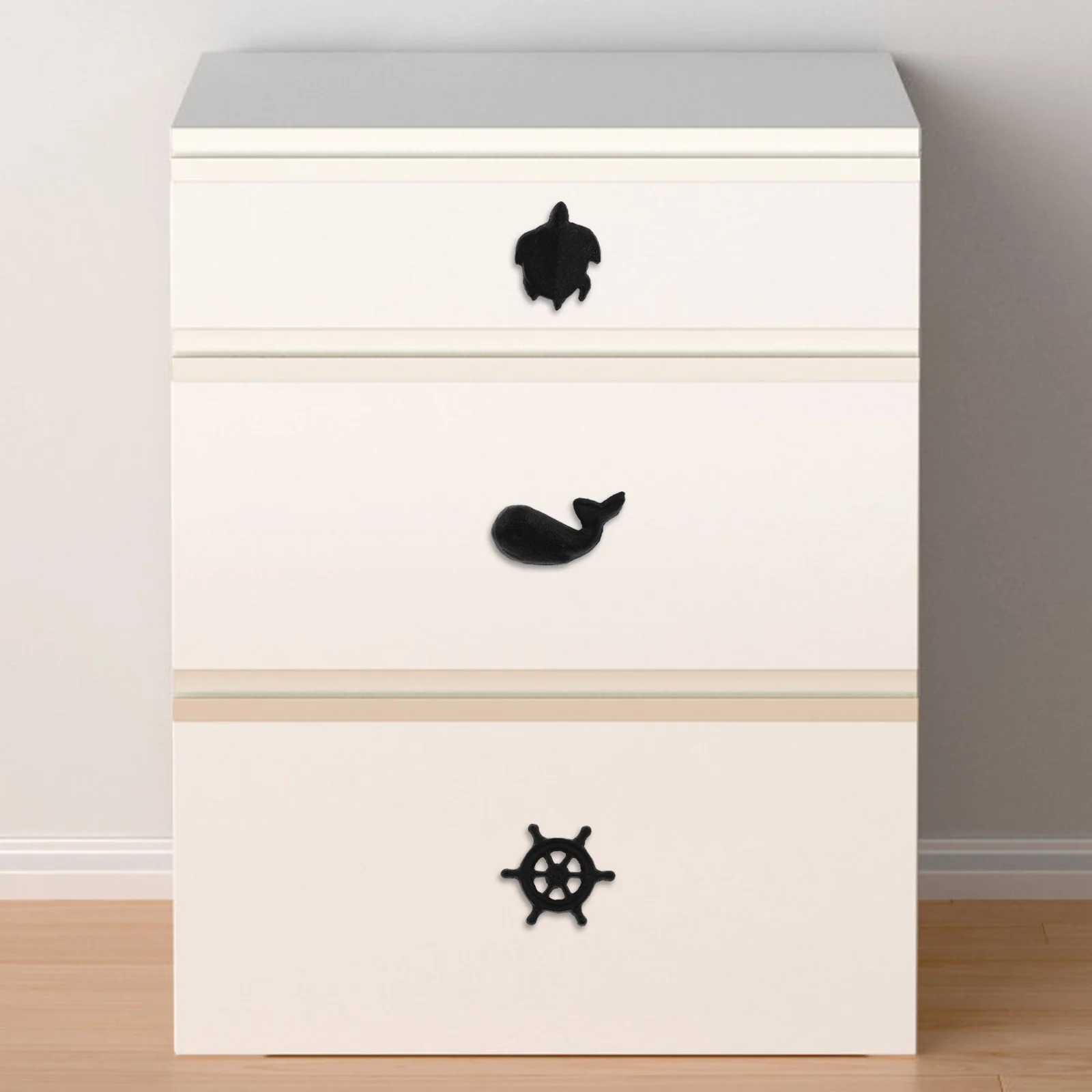 

1Set Creative Sea Style Furniture Handle Accessories Smooth Edge Comfortable Hand Feel Cabinet Handle Furniture Accessory