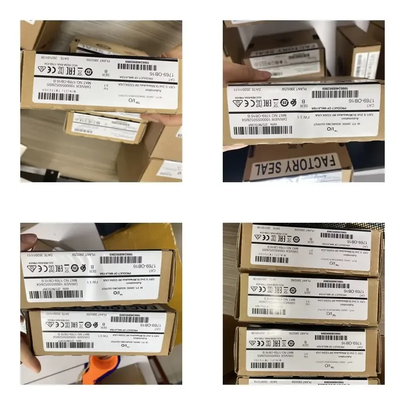New Original Compact I/O PLC Expansion Card 16 Channel 1769-OB16 24V DC Digital Output Module Industrial Control Spare Parts