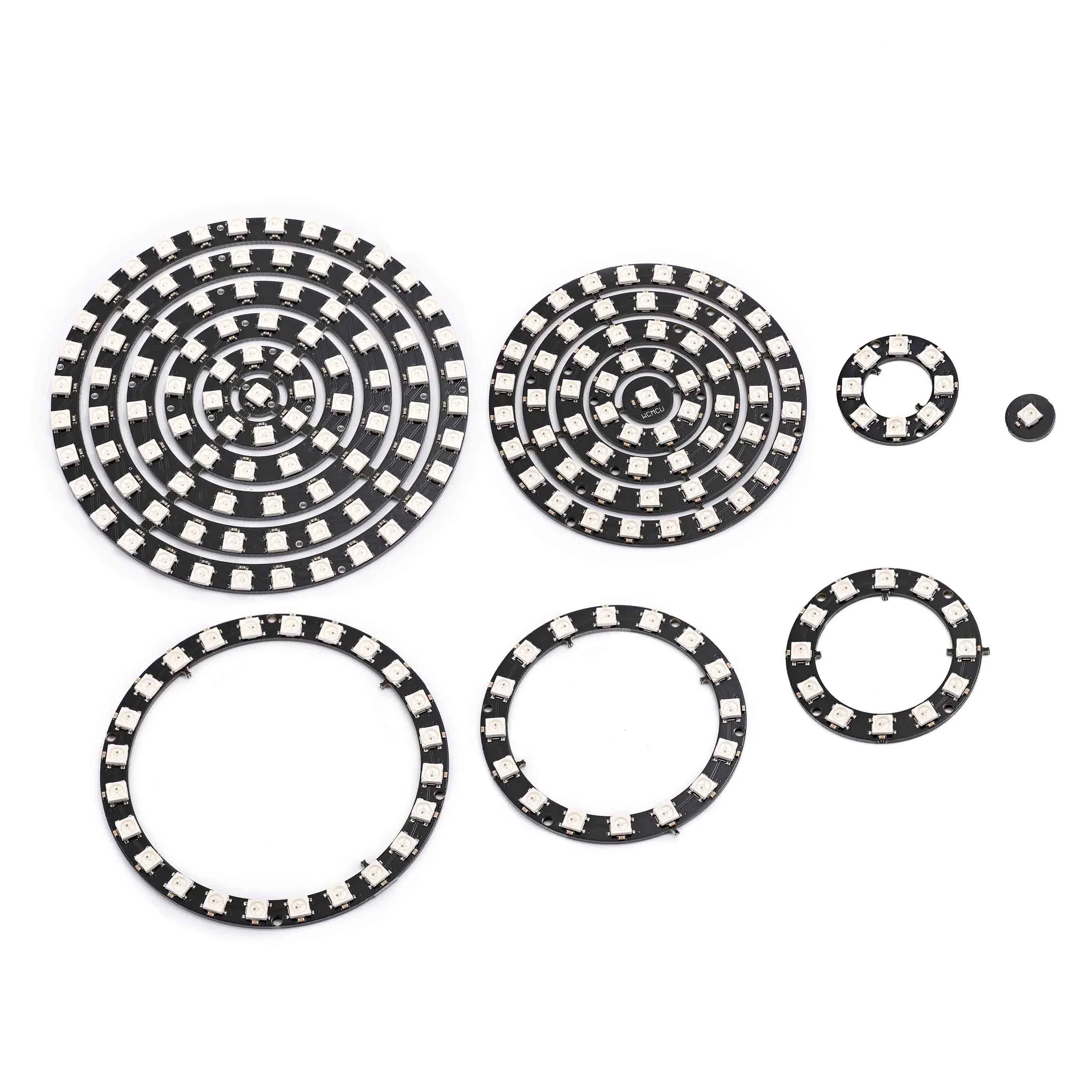 1/8/12/16/24/32/61/94 Bit WS2812 WS2812B WS 2811 5050 RGB LED Lamp Panel Module 5V LED Precise