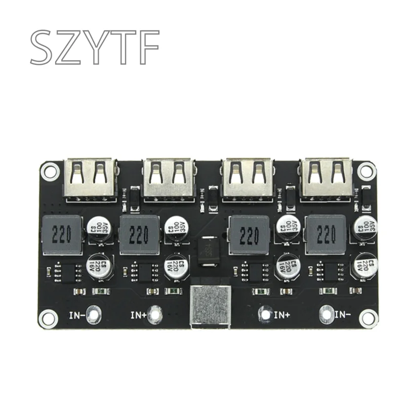 USB QC3.0 QC2.0 DC-DC Buck Converter Charging Step Down Module 6-32V 9V 12V 24V to Fast Quick Charger Circuit Board 3/5/12V