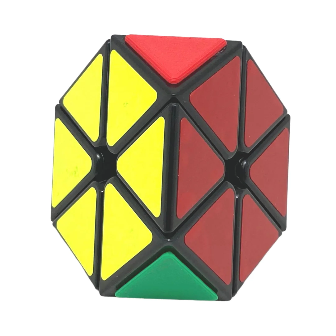 Meffert's Tetraminx Black Body Magic Speed Cube Strange Shape Puzzle Stickerless Cube Puzzle Toys