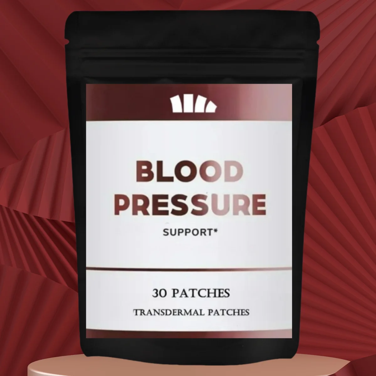30 Patches Blood Pressure Support Transdermal Patches -Promote Normal Heart and Circulatory Health