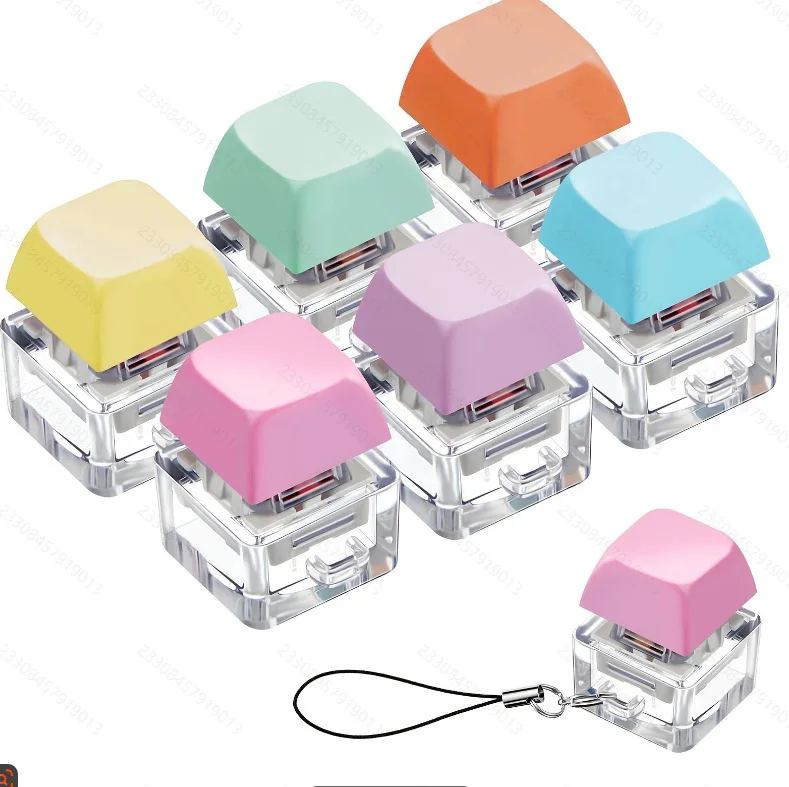 Stress Relieving Artifact Test Axis Button Pinching Fun Novelty Finger Bored Stress Relieving Release Keychain Small Pendant