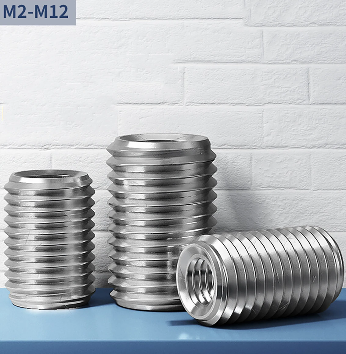 Internal Outside Thread Nut M6 M8 M10 M12 304 Stainless Steel Adapter Screw Sheath Thread Insert Sleeve Conversion Nuts