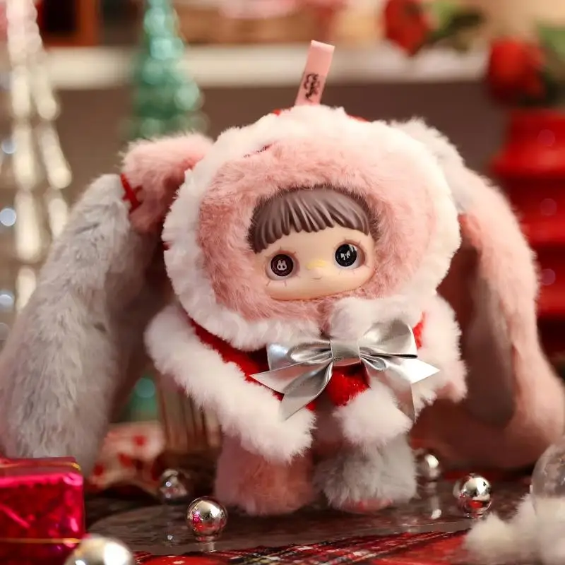 정품 메이미-윈터 그로테스크 시리즈 플러시 블라인드 박스 타이드 플레이 백 걸이형 귀여운 소녀 생일 휴일 서프라이즈 선물