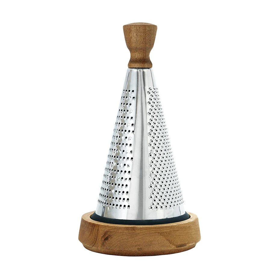 Cone Grater Cheese Grater Manual Cheese Grater Stainless Steel Silver Grater Veggie Chopper Vegetable Sturdy Cheese Grater
