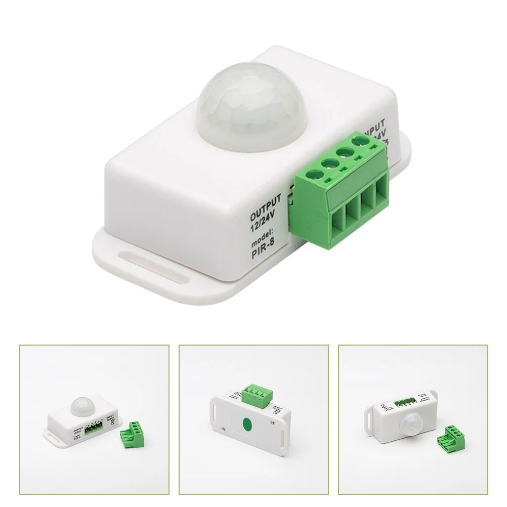 

2Pcs Infrared Motion Sensor Pir Controller 12-24V Motion Light Switch for Cabinet Entrance Lighting Infrared Sensor
