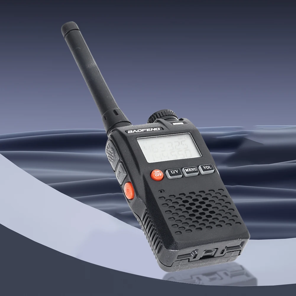 Baofeng-双方向ラジオ,UV-3R, 136-174mhz,400-470mhz,ポケットウォーキートーキー,デュアルディスプレイハム,fmトランシーバー,99チャンネル