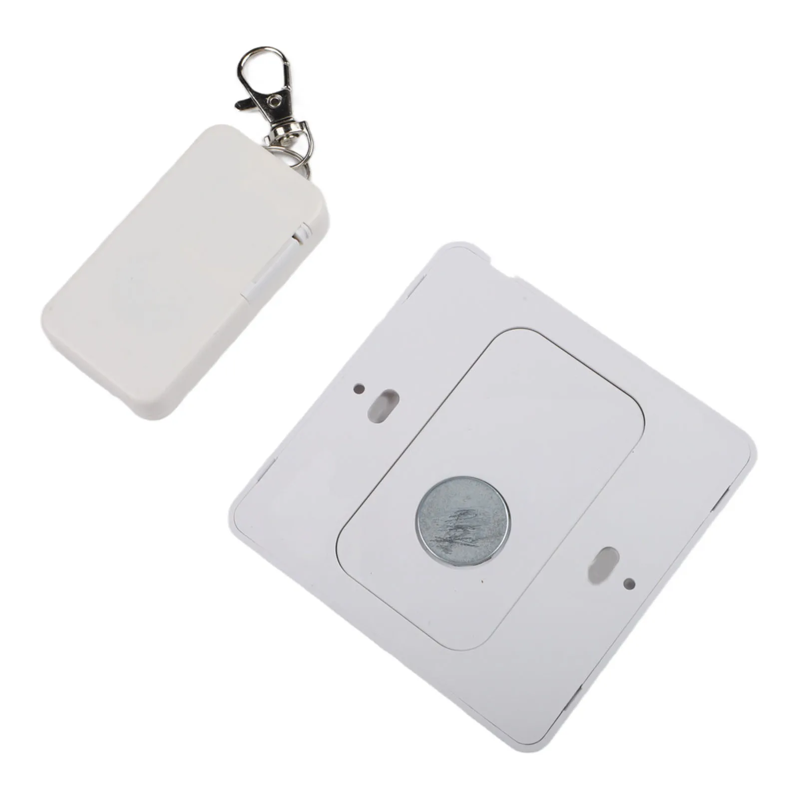 rf433-ワイヤレスコントロールパネル-ライトスイッチ用-電源配線不要-バッテリー駆動-屋内範囲30m-ホワイト